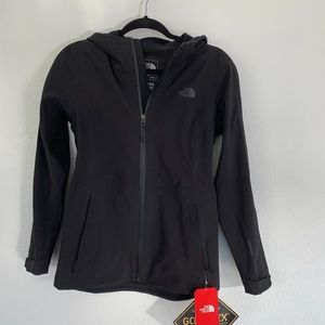 The North Face women’s  Apex Flex weatherproof black jacket